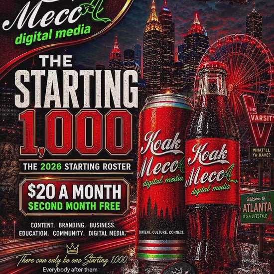 The Starting 1,000 Social Media Package by KOAK MeccA digital media