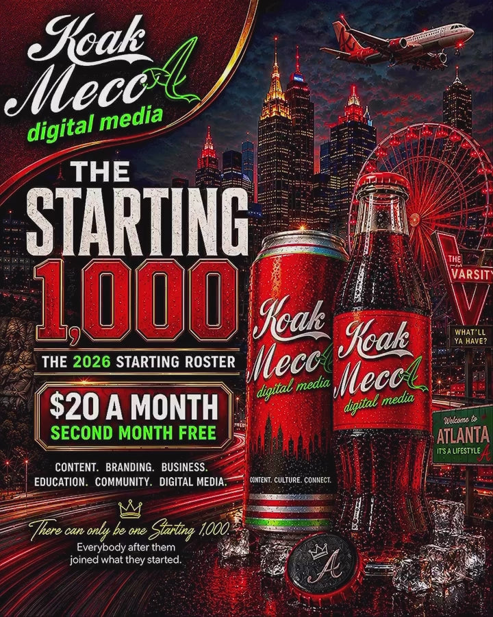 The Starting 1,000 Social Media Package by KOAK MeccA digital media